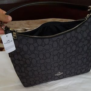 Coach Large File Bag	Smoke/Grey - Signature